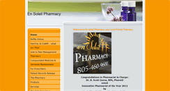 Desktop Screenshot of ensoleilpharmacy.com